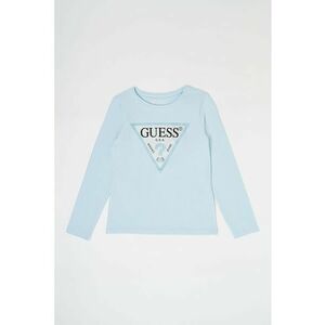 GUESS - Bluza cu imprimeu logo si strasuri imagine