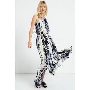 Rochie maxi cu imprimeu abstract imagine