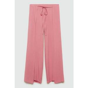 Pantaloni de viscoza cu slituri frontale imagine