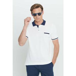 Tricou polo cu detalii contrastante imagine