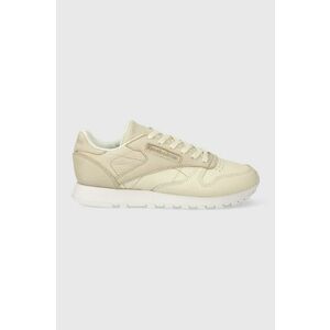 Reebok sneakers din piele Classic Leather Sea You Later culoarea bej BD3105-cream imagine