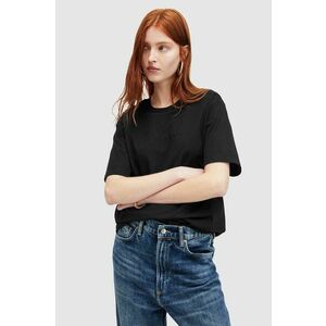 AllSaints tricou din bumbac PIPPA femei, culoarea negru imagine