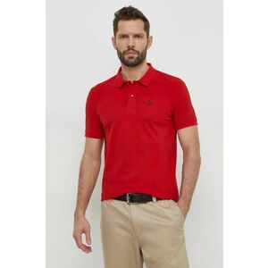 Aeronautica Militare tricou polo barbati, culoarea rosu, neted imagine