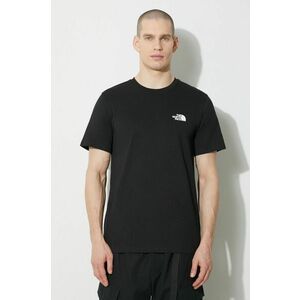 The North Face tricou M S/S Simple Dome Tee bărbați, culoarea negru, cu imprimeu, NF0A87NGJK31 imagine