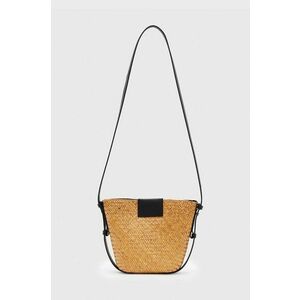 AllSaints poseta EBRO STRAW CROSSBODY culoarea galben, WB581Y imagine