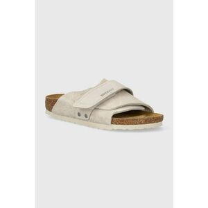 Birkenstock papuci din piele Kyoto femei, culoarea bej, 1024526 imagine