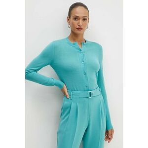 BOSS cardigan din lana culoarea turcoaz, light, 50492552 imagine