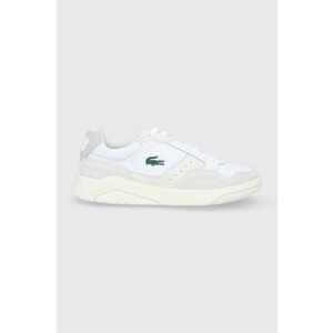 Lacoste Ghete de piele Game Advance culoarea alb imagine