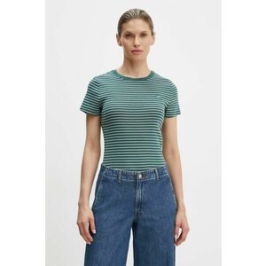 Levi's tricou din bumbac femei, culoarea verde, 000KK imagine