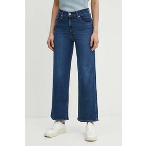 Levi's jeansi HIGH RISE WIDE LEG femei, culoarea albastru marin, 72970 imagine