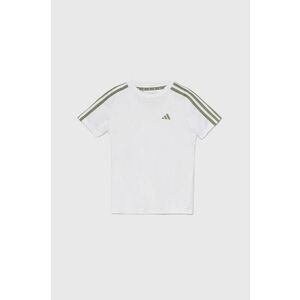 adidas tricou copii U TR-ES 3S T culoarea alb, cu imprimeu, IW5903 imagine