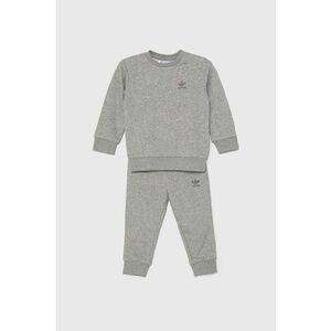 adidas Originals trening copii CREW SET culoarea gri, IW1011 imagine