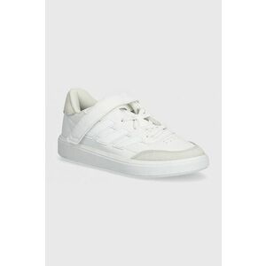 adidas sneakers pentru copii COURTBLOCK EL C culoarea alb, ID6507 imagine