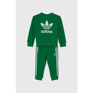 adidas Originals trening copii TREFOIL CREW SE culoarea verde, IY4783 imagine