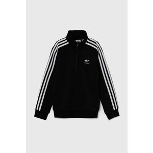 adidas Originals bluza copii HZ SWEATSHIRT culoarea negru, cu imprimeu, IY7450 imagine