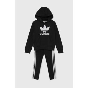 adidas Originals compleu copii HOODIE LEG SET culoarea negru, IY2439 imagine