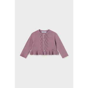 Mayoral cardigan bebe culoarea violet, light, 2326 imagine