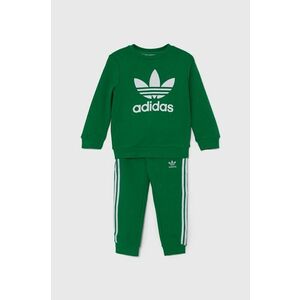 adidas Originals trening copii CREW SET culoarea verde, IX5153 imagine