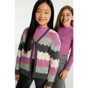 Mayoral cardigan copii culoarea violet, 7314 imagine