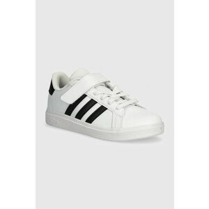 adidas sneakers pentru copii GRAND COURT 2.0 EL C culoarea alb, IH5529 imagine