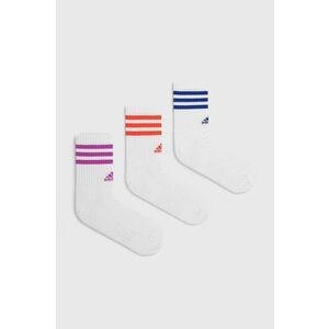 adidas sosete Essentials 3-pack culoarea alb, IZ0122 imagine