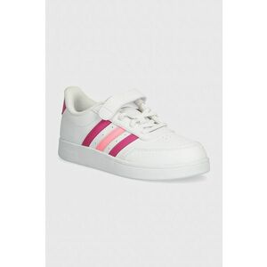 adidas sneakers pentru copii BREAKNET 2.0 EL C culoarea alb, IE3791 imagine