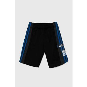 adidas Originals pantaloni scurti copii SHORTS culoarea negru, cu imprimeu, talie reglabila, IW6009 imagine