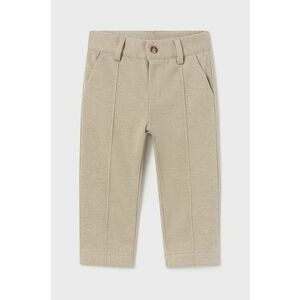 Mayoral pantaloni copii culoarea bej, neted, 2531 imagine