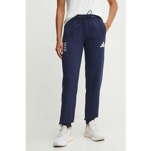 adidas Performance pantaloni de trening Polska culoarea albastru marin, cu imprimeu, JF9047 imagine