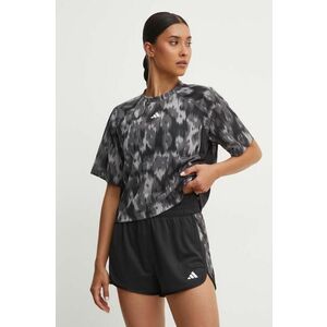 adidas Performance tricou de antrenament culoarea gri, IK5464 imagine