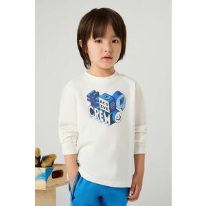 Mayoral longsleeve din bumbac pentru copii culoarea bej, cu imprimeu, 4059 imagine