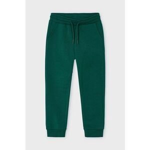 Mayoral pantaloni de trening pentru copii culoarea verde, neted, 725 imagine