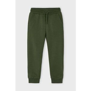 Mayoral pantaloni de trening pentru copii culoarea verde, neted, 725 imagine