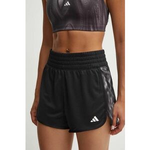 adidas Performance pantaloni scurți de antrenament Pacer culoarea negru, modelator, high waist, IS6738 imagine