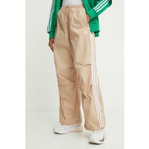 adidas Originals pantaloni de trening culoarea bej, cu imprimeu, IY7252 imagine