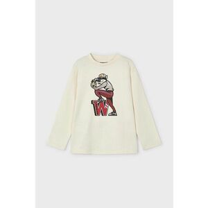 Mayoral longsleeve din bumbac pentru copii culoarea rosu, cu imprimeu, 4042 imagine