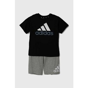 adidas set de bumbac pentru copii LK BL CO T SET culoarea negru, IX7325 imagine