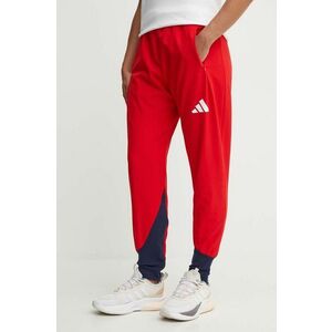 adidas Performance pantaloni de trening Polska culoarea rosu, modelator, JF6669 imagine