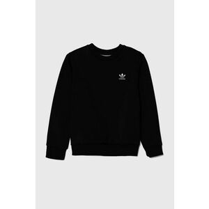 adidas Originals bluza copii CREW culoarea negru, neted, IW3497 imagine