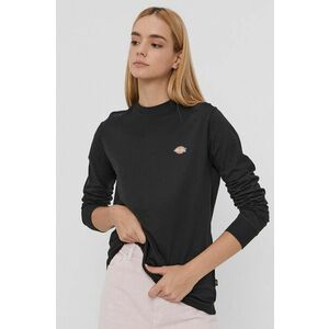 Dickies Longsleeve din bumbac culoarea negru imagine