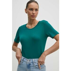 United Colors of Benetton tricou din bumbac femei, culoarea verde imagine