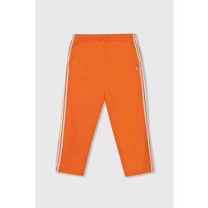 adidas Originals pantaloni de trening culoarea portocaliu, cu imprimeu, IR9894 imagine