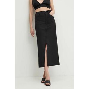 Answear Lab fusta culoarea negru, maxi, evazati imagine