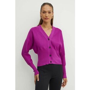 Liviana Conti cardigan femei, culoarea violet, light, F4WG10 imagine