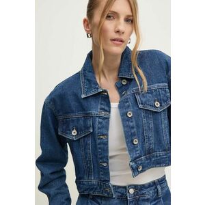 Answear Lab geaca jeans femei, de tranzitie, oversize imagine