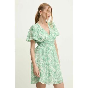 Answear Lab rochie culoarea verde, mini, evazati imagine