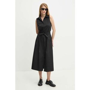 Answear Lab rochie culoarea negru, midi, evazati imagine