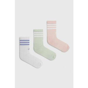 adidas sosete Essentials 3-pack culoarea alb, IZ0123 imagine