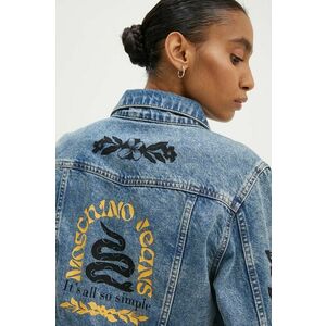 Moschino Jeans geacă din denim femei, de tranziție, 0501.8221 imagine