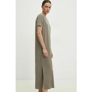 Answear Lab rochie culoarea verde, midi, drept imagine